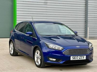 Used Ford Focus Zetec 2017 Blue Hatchback