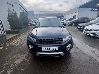 Used Land Rover Range Rover evoque Dynamic 190 HP (139 kW) 2013 Blue SUV