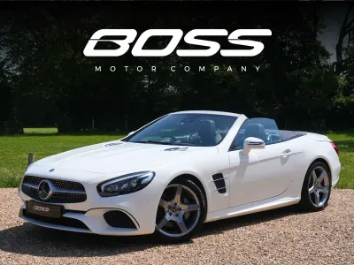 Used Mercedes SL400 AMG Line Premium 367 HP (269 kW) 2018 White Cabriolet