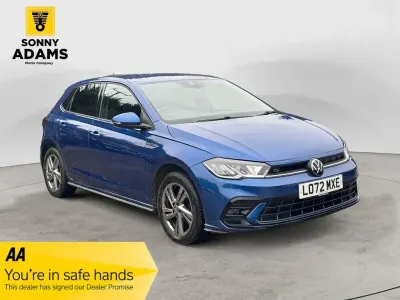 Used VW Polo R-line 95 HP (69 kW) 2022 Blue Hatchback