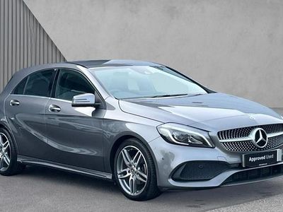 Used Mercedes A200 AMG Line Premium 136 HP (100 kW) 2018 Mountain grey