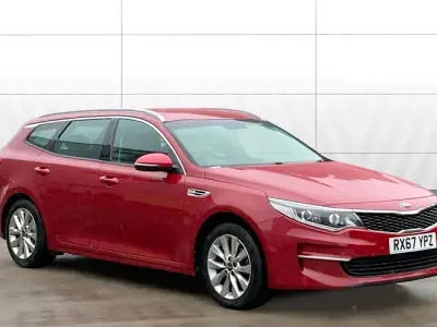 Used Kia Optima 141 HP (103 kW) 2017 Red Estate