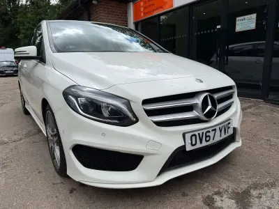 Used Mercedes B200 AMG Line Premium 2017 White Hatchback