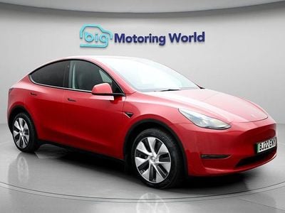 Used Tesla Model Y Long Range AWD 378 kW (514 HP) 2022 Red SUV