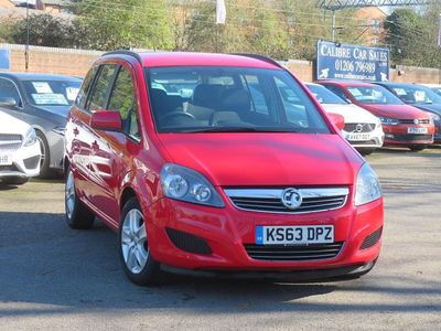 Used Vauxhall Zafira 120 HP (88 kW) 2013 Red MPV