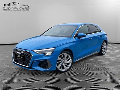 Used Audi A3 Sportback S-Line 150 HP (110 kW) 2020 Blue Hatchback
