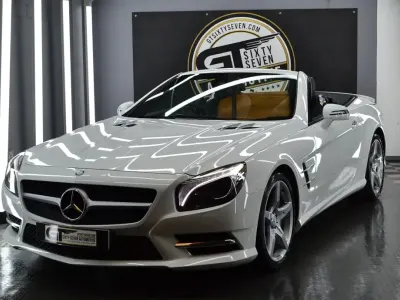 Käytetty Mercedes SL350 AMG 302 HP (222 kW) 2014 Valkoinen Avoauto