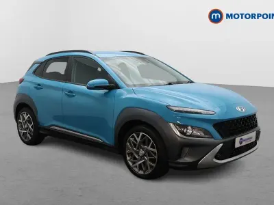 Used Hyundai Kona Premium 141 HP (103 kW) 2021 Blue SUV