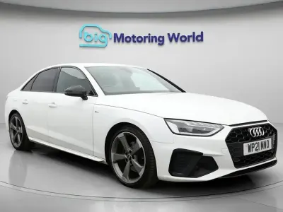 Used Audi A4 Black Edition 150 HP (110 kW) 2021 White Sedan