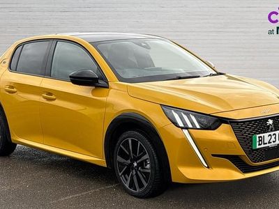 Used Peugeot e-208 GTi 100 kW (136 HP) 2023 Yellow Hatchback