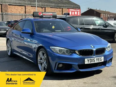 Begagnad BMW 420 M Sport 2015 Blå Sportkupé
