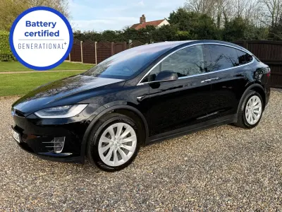 Used Tesla Model X Long Range AWD 397 kW (541 HP) 2019 Black SUV