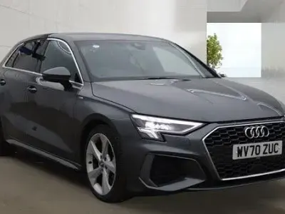 Used Audi A3 S-Line 150 HP (110 kW) 2020 Grey Sedan