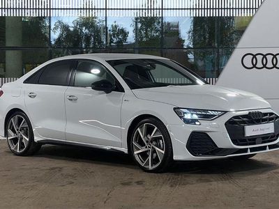 Used Audi A3 Black Edition 147 HP (108 kW) 2025 White Sedan