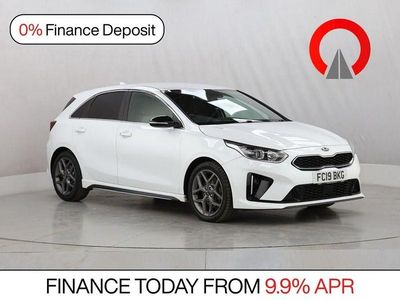 Used Kia Ceed GT-Line 118 HP (86 kW) 2019 White Hatchback