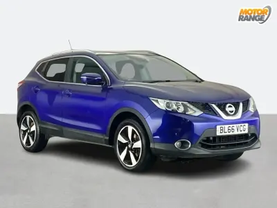 Used Nissan Qashqai N-Connecta 110 HP (80 kW) 2016 Blue SUV