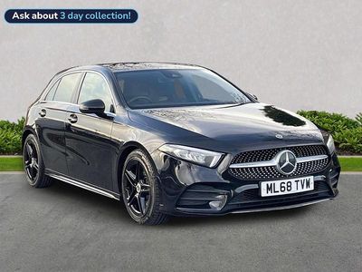 Black Used 2018 Mercedes A250 AMG line Hatchback | £14,499 (Fair price)