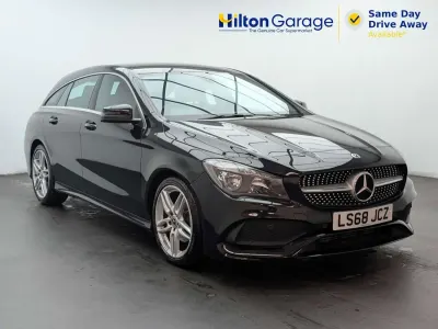 Begagnad Mercedes CLA200 AMG line 156 HK (114 kW) 2018 Svart Kombi