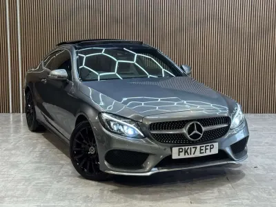 Używany Mercedes C220 AMG Line Premium 170 KM (125 kW) 2017 Szary Coupe