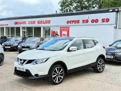 Used Nissan Qashqai Tekna 110 HP (80 kW) 2016 White SUV