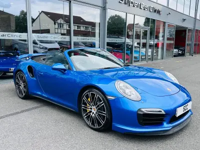 Used Porsche 911 Turbo S 2013 Blue Coupe