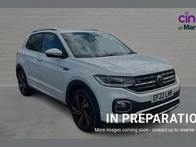Used VW T-Cross R-line 110 HP (80 kW) 2022 White SUV