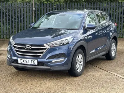 Used Hyundai Tucson 177 HP (130 kW) 2018 Blue SUV