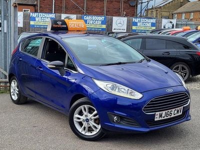 Used Ford Fiesta Zetec 2016 Blue Hatchback