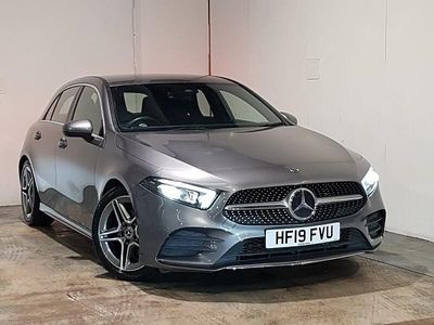 Used Mercedes A200 AMG line 163 HP (119 kW) 2019 Grey Hatchback