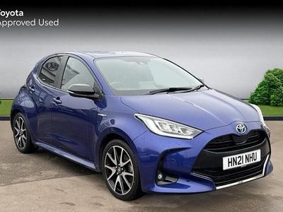 Used Toyota Yaris Hybrid City 116 HP (85 kW) 2021 Blue Hatchback