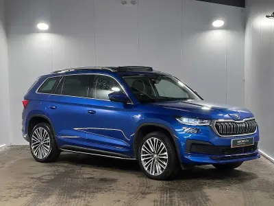 Used Skoda Kodiaq LAURIN & KLEMENT 147 HP (108 kW) 2022 Race blue metallic SUV