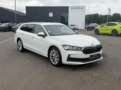 Used Skoda Superb SE L 150 HP (110 kW) 2026 Moon white Estate