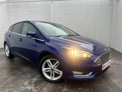 Blue Used 2018 Ford Focus Titanium Hatchback | £7,699 (Good price)