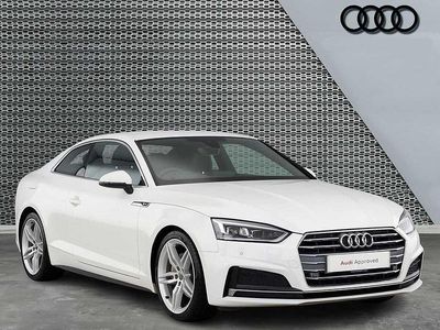 Used Audi A5 S-Line 190 HP (139 kW) 2019 White Coupe