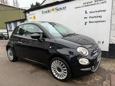Used Fiat 500 Lounge 69 HP (50 kW) 2018 Black Hatchback