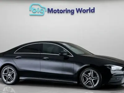 Used Mercedes CLA220 AMG line 190 HP (139 kW) 2021 Black Coupe