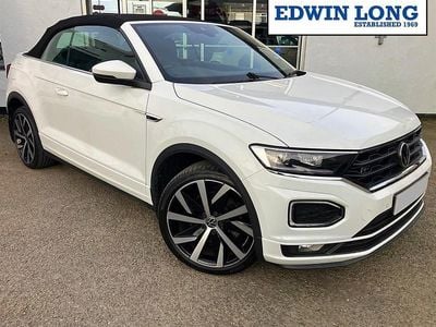 Used VW T-Roc Cabriolet R-line 2022 White Cabriolet