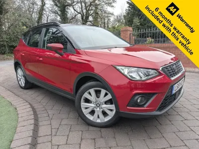 Used Seat Arona SE Technology 95 HP (69 kW) 2018 Desire red SUV