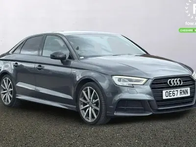 Used Audi A3 Black Edition 150 HP (110 kW) 2017 Grey Sedan
