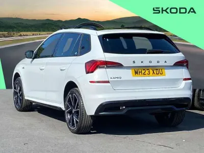 Used Skoda Kamiq Monte Carlo 110 HP (80 kW) 2023 White SUV