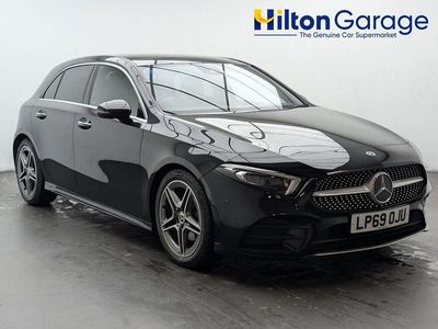 Used Mercedes A200 AMG line 163 HP (119 kW) 2019 Black Hatchback