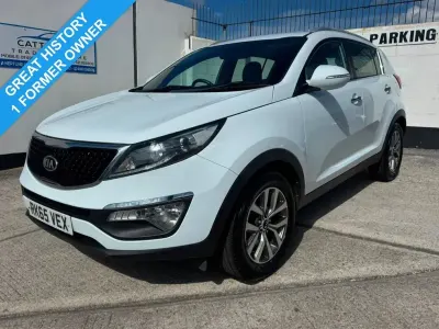 Used Kia Sportage 133 HP (97 kW) 2015 White SUV