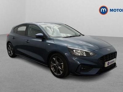 Used Ford Focus ST-Line 125 HP (91 kW) 2021 Blue Hatchback