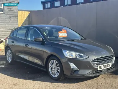 Begagnad Ford Focus Titanium 125 HK (91 kW) 2018 Grå Halvkombi
