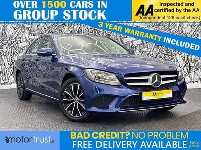 Blue Used 2019 Mercedes C180 SE Sedan | £14,595 (Fair price)