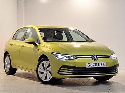 Used VW Golf VII Style 150 HP (110 kW) 2020 Yellow Hatchback