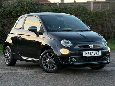 Black Used 2017 Fiat 500 S Hatchback | £6,580 (Fair price)