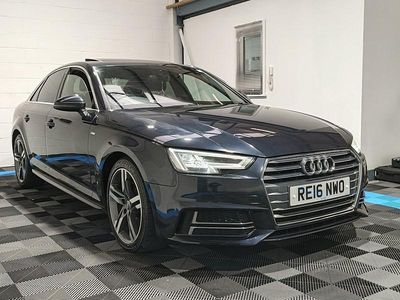 Blue Used 2016 Audi A4 S-Line Sedan | £7,995