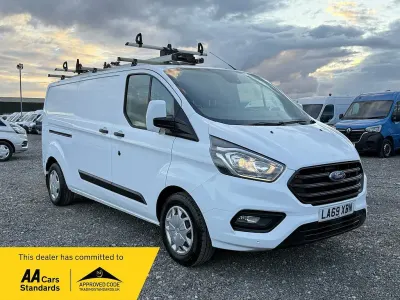 Used Ford Transit Custom Trend 105 HP (77 kW) 2020 White Van