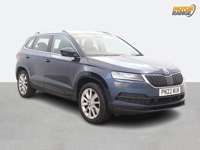 Used Skoda Karoq SE L 150 HP (110 kW) 2022 Blue SUV